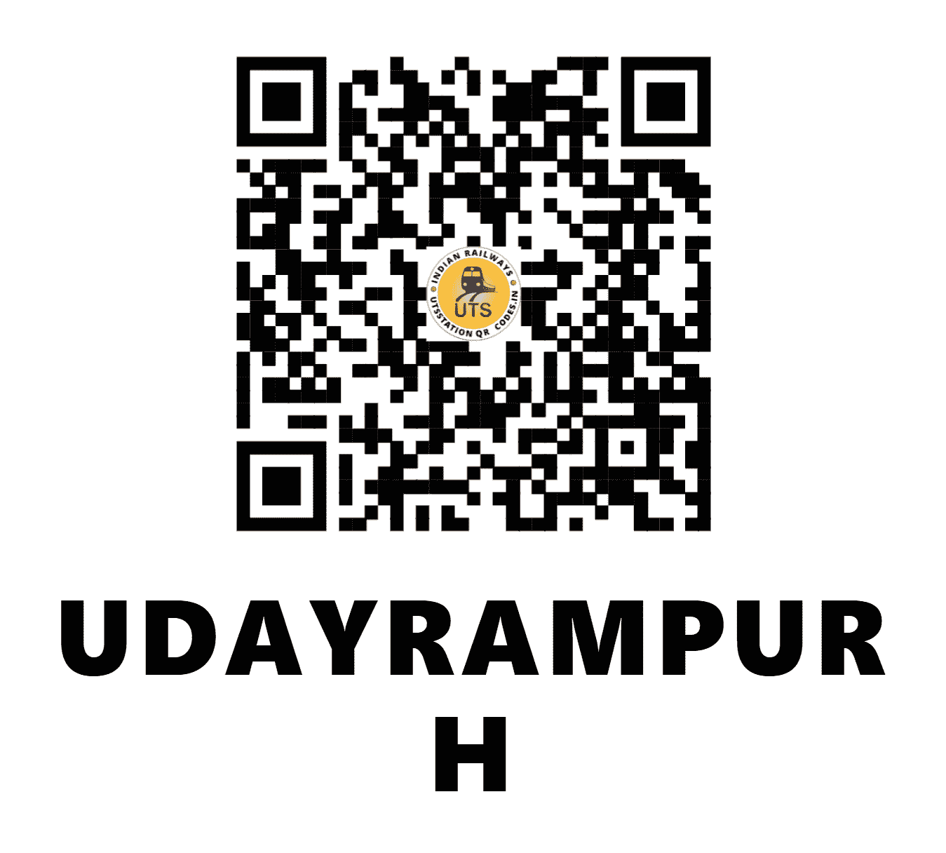 UTS QR Code for UDAYRAMPUR H - URP - ER (WEST BENGAL)